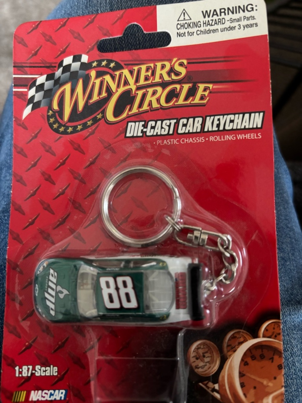 Winners Circle Dale Jr 88 Die-Cast Car Keychain